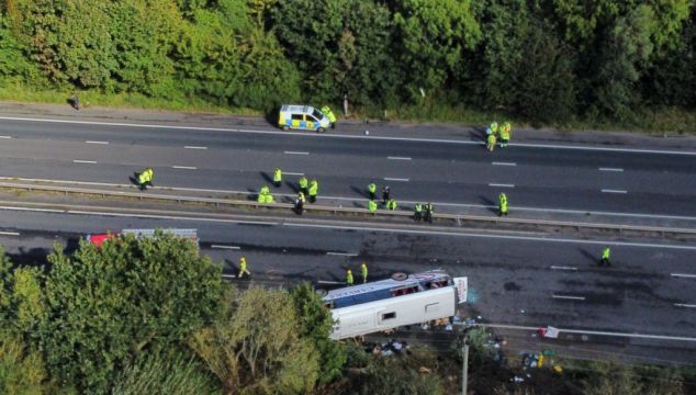 Girl (14) And School Bus Driver Die Following Cheshire Motorway Crash