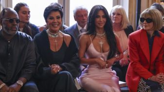 Kim Kardashian And Beckhams On Front Row As Victoria Unveils Latest Collection