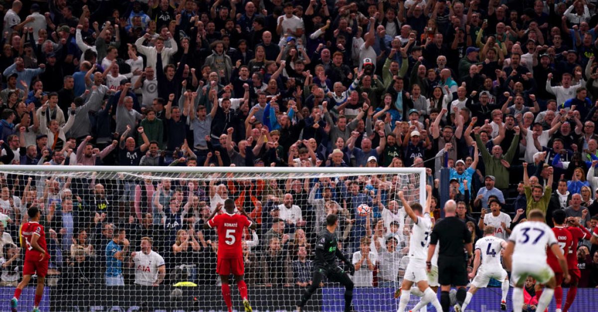 Tottenham Hotspur v Liverpool - as it happened