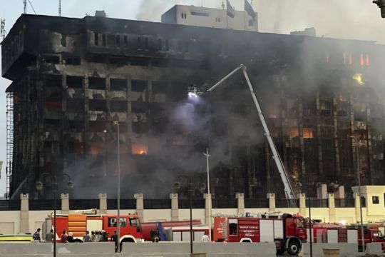 Dozens Injured After Fire At Police Headquarters In Egypt