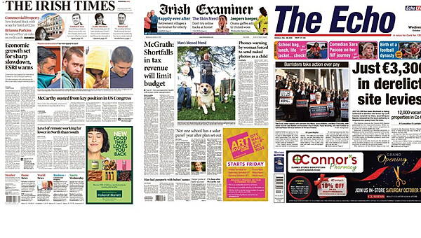 Waterford News & Star — What the papers say: Wednesday's front pages - Vimarsana News