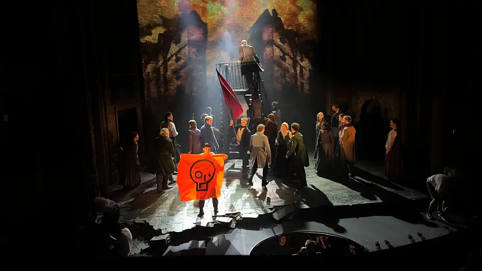 Just Stop Oil Protesters Disrupt West End Performance Of Les Miserables