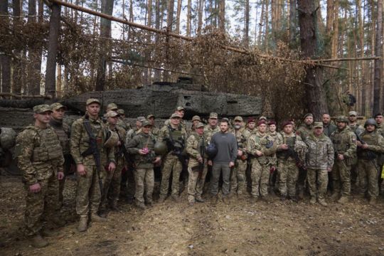 Russia Launches Fresh Attacks On Ukraine As Zelenkskiy Heads To European Forum
