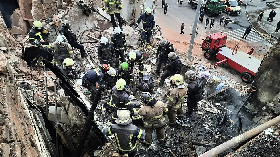 Boy And Grandmother Killed And Dozens Hurt As Russian Rocket Strikes Kharkiv