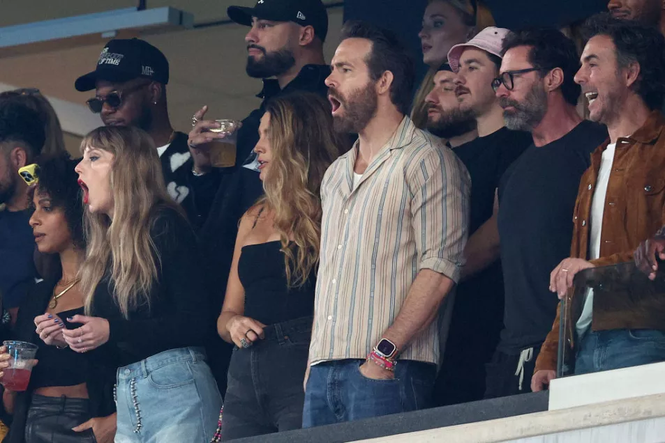 Taylor Swift, Ryan Reynolds, Hugh Jackman Cheer on Chiefs & Travis Kelce