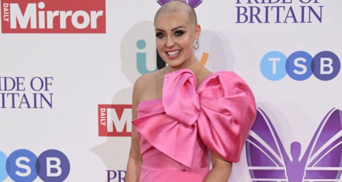 Strictly’s Amy Dowden Styles Shaved Head At Pride Of Britain Awards