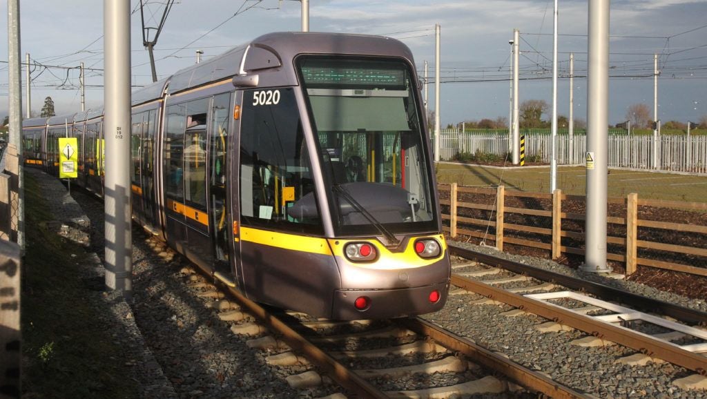 Luas Green Line services suspended due to power line issue