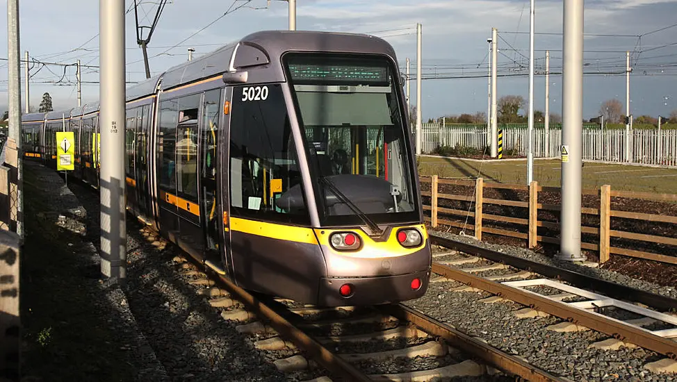 Luas Green Line Services Have Resumed Following Disruption Due To Power Line Issue