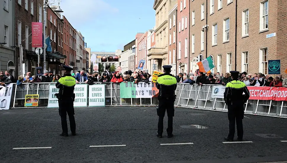 Man Accused Of Public Order Offences At Dáil Protest Fails To Have Bail Term Lifted