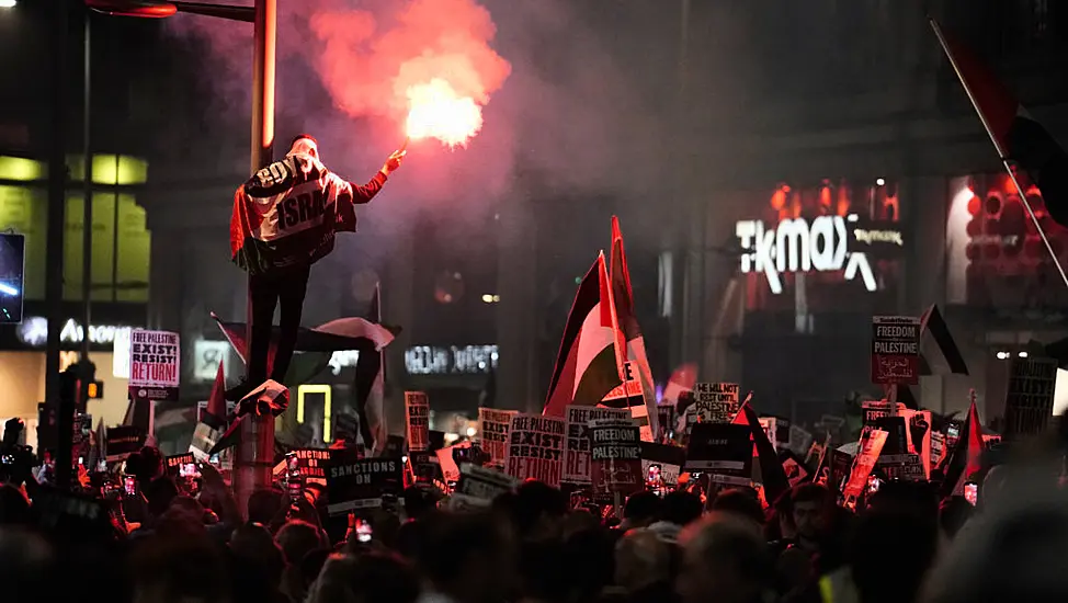 Three Arrests At London Protests At Israel-Gaza Conflict