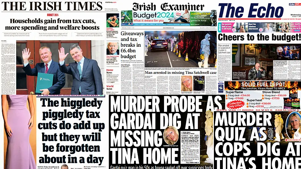 What The Papers Say: Wednesday's Front Pages