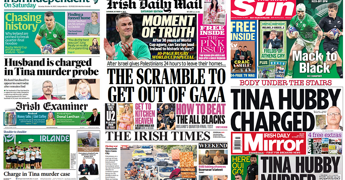 What the papers say: Saturday's front pages - Vimarsana News