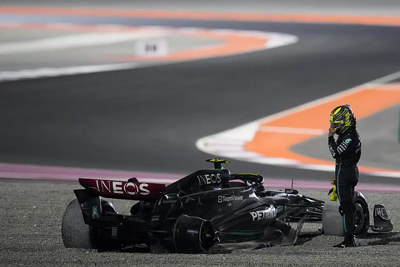 Lewis Hamilton Faces Second Fia Investigation For Walking Across Track In Qatar