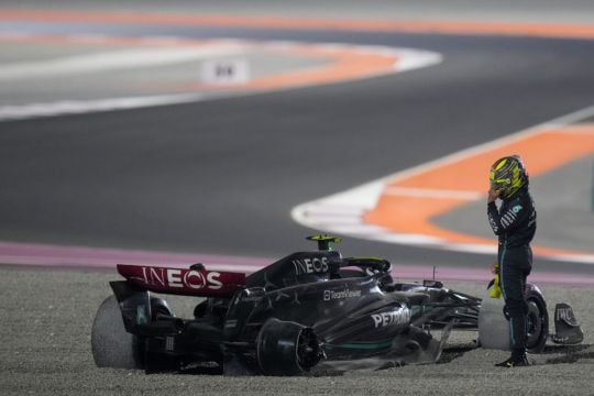 Lewis Hamilton Faces Second Fia Investigation For Walking Across Track In Qatar