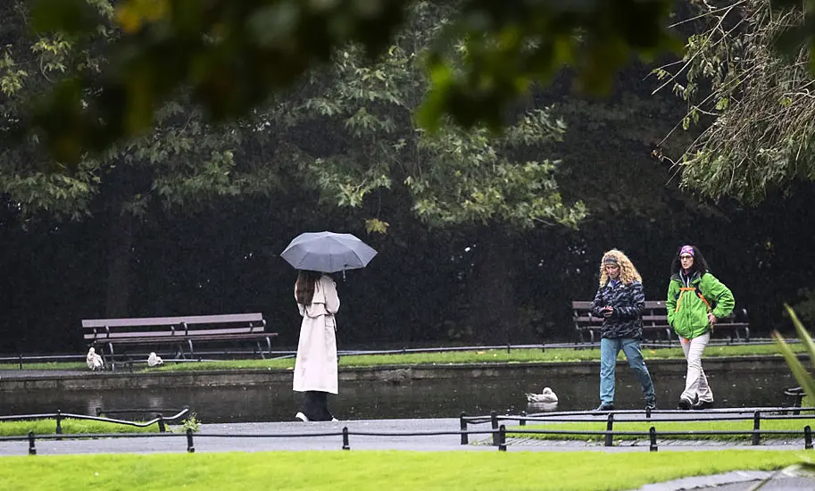 Met Éireann Issues Rain Warning For Four Counties