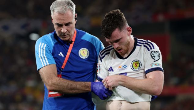Andy Robertson Facing Shoulder Surgery And ‘Out For A While’ – Jurgen Klopp