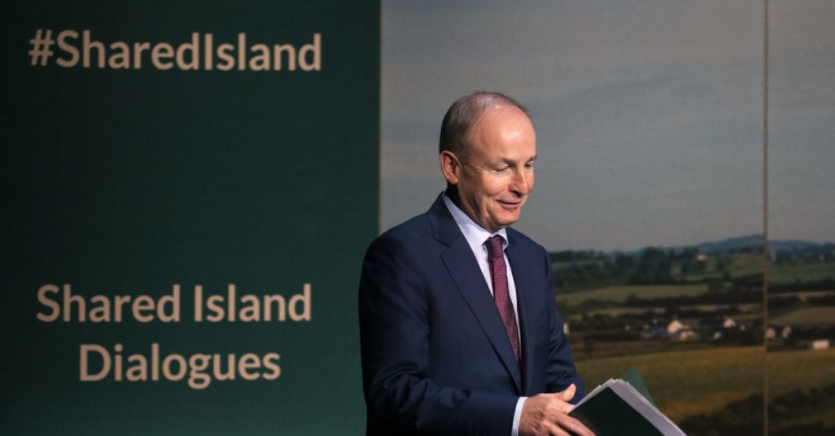 Micheál Martin rejects idea that Shared Island funding is ‘Trojan horse’ for Irish unity