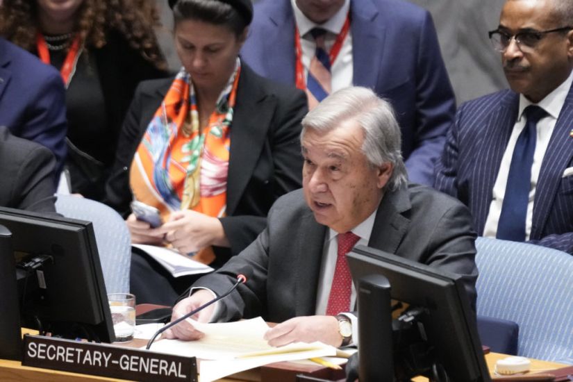 Israel Accuses Un Chief Of Justifying Terrorism Over Hamas Attack Comment
