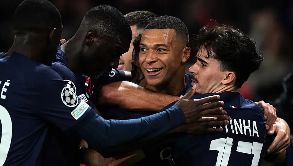 Psg Ease Past Ac Milan To Move Top Of Champions League Group