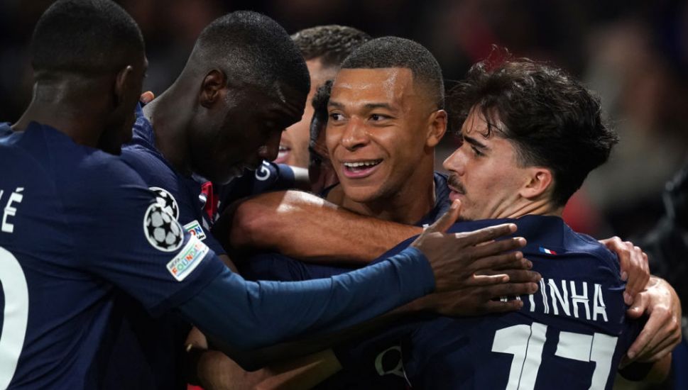 Psg Ease Past Ac Milan To Move Top Of Champions League Group