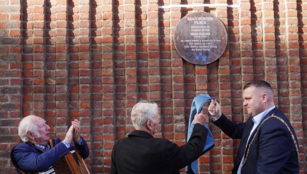 Dublin Plaque Honours First Child Killed In 1916 Easter Rising