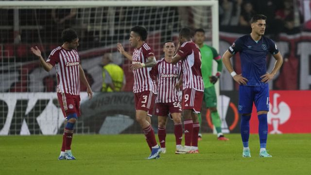 West Ham Suffer First European Loss In 18 Matches At Hands Of Olympiacos