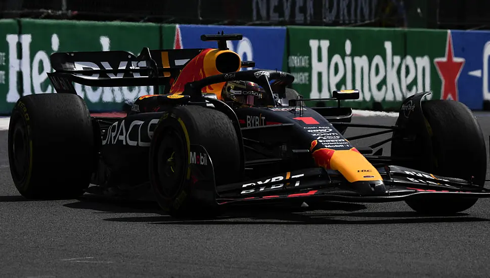 Max Verstappen Sets Fastest Time In Mexican Grand Prix Practice