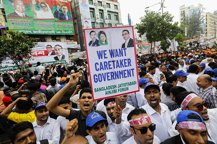 Police And Opposition Party Supporters Clash In Bangladesh Violence