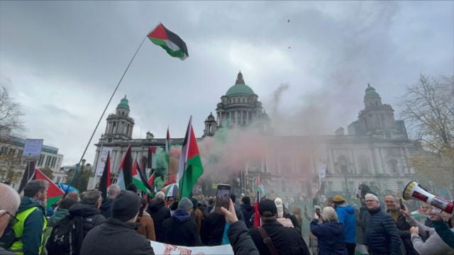 Protesters Gather Across Ireland To Call For Immediate Ceasefire In Gaza