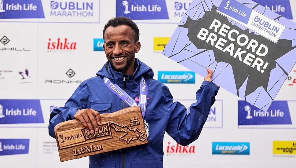 Ethiopia's Kemal Husen Wins Dublin Marathon In Record Time