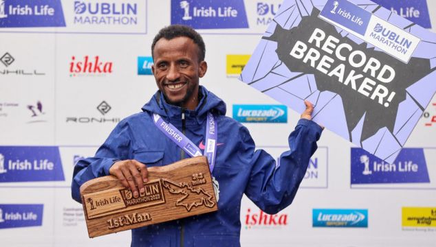 Ethiopia's Kemal Husen Wins Dublin Marathon In Record Time