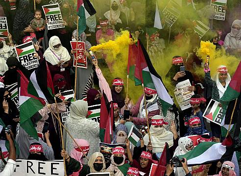 Thousands Join Rally In Pakistan Condemning Israeli Attacks On Gaza