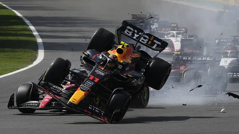 Sergio Perez Lasts Just 14 Seconds In Home Race As Max Verstappen Wins In Mexico