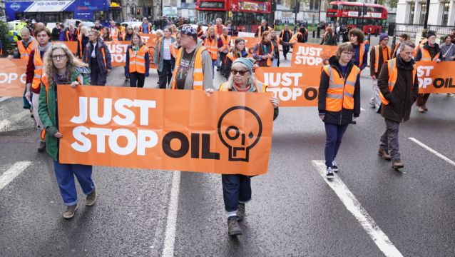 Just Stop Oil Protesters Arrested At Westminster Demonstration