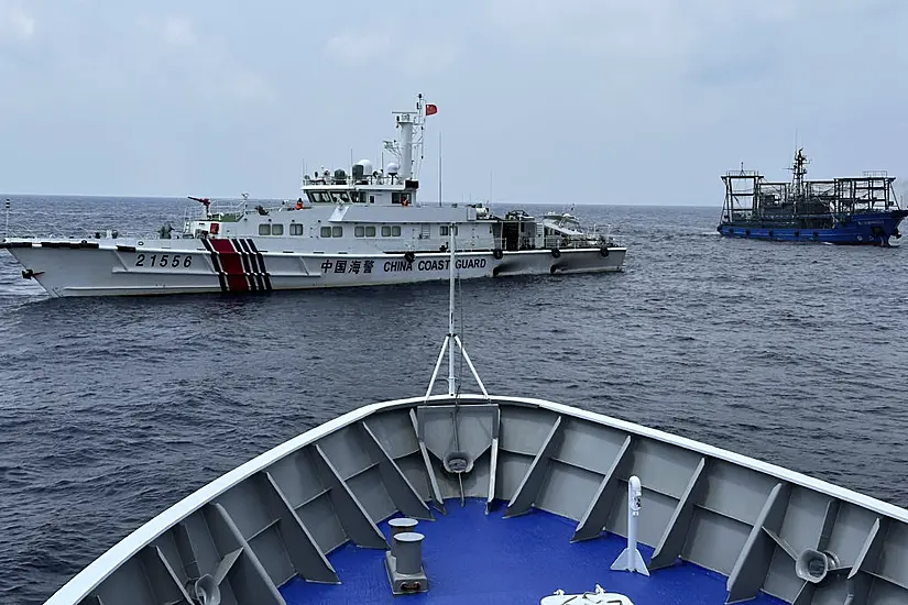 Philippine Navy Ship Is Shadowed By Chinese Vessels Amid Fresh Tensions