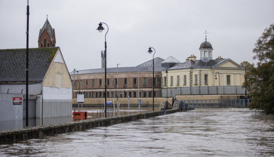 Major Rail Line Closed And Motorway Flooded As Storm Ciarán Approaches