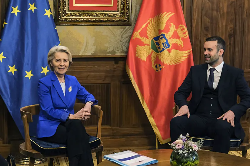 Montenegro Should Push Ahead With Bid To Join Eu, Says Von Der Leyen