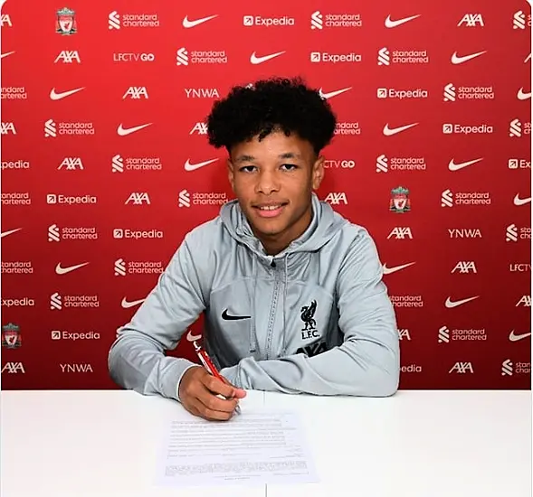 17-Year-Old Irish Winger Trent Kone-Doherty Signs Contract With Liverpool