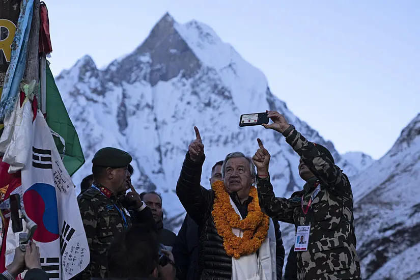 World Must End Fossil Fuel Age, Says Guterres After Visiting Melting Glaciers