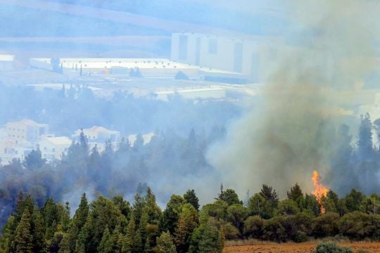 Wildfires Erupt In Southern Lebanon, Civil Defence Blames Israeli Shells