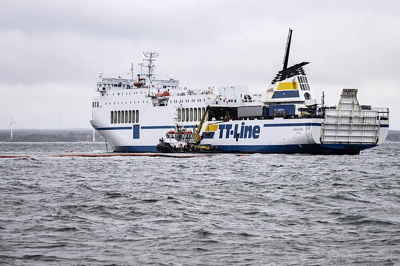 New Oil Leak Reported After Stricken Ferry Off The Swedish Coast Is Pulled Free