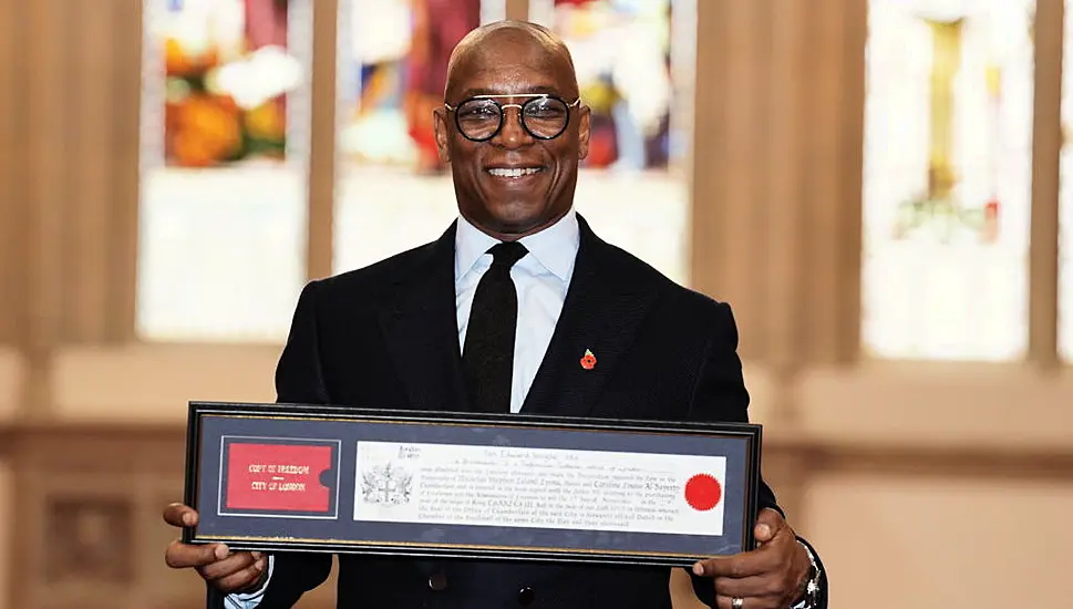 Ian Wright Receives Freedom Of The City Of London