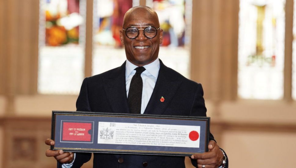 Ian Wright Receives Freedom Of The City Of London