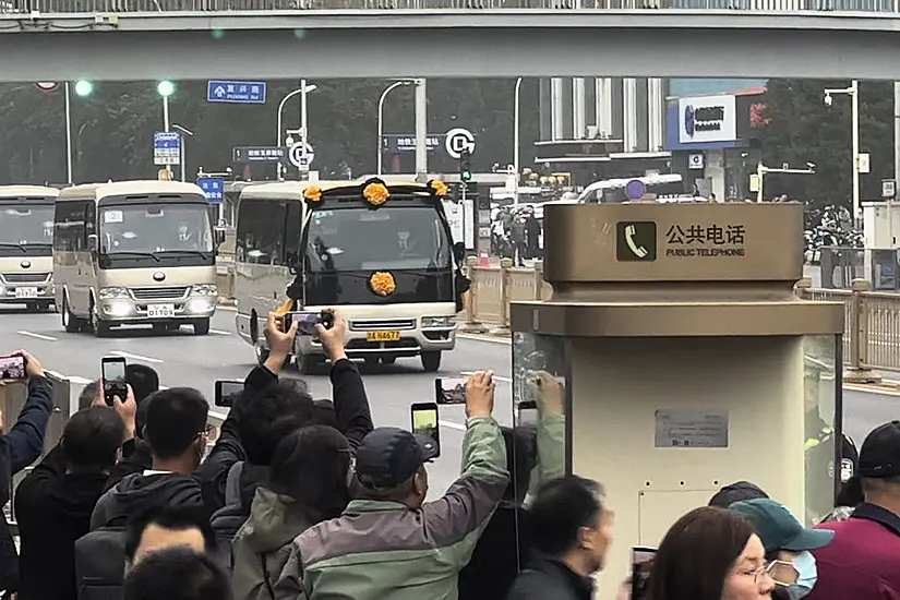 Hundreds Gather To Pay Tribute As Former Chinese Premier Is Laid To Rest