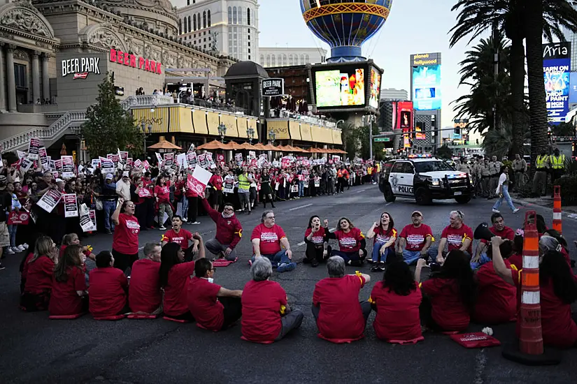 Las Vegas Hotel Workers Threaten Strike Which Could Impact Formula One Weekend