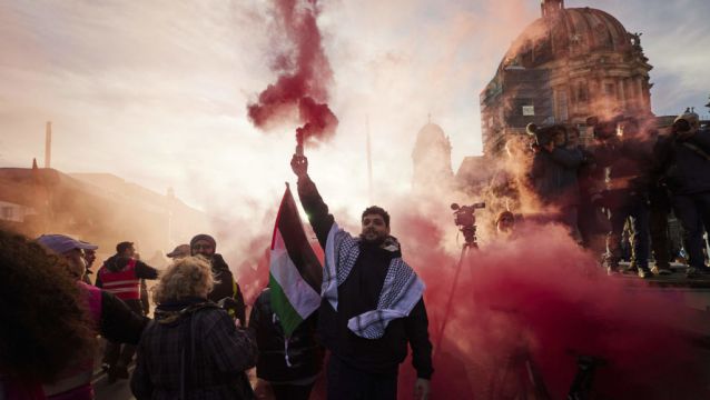 Protest Marches By Thousands In Europe Demand Halt To Israeli Bombing Of Gaza
