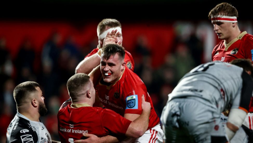 Munster Climb To Top Of Urc Table After Victory Over Dragons