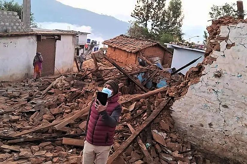 Thousands Sleep Outside In Nepal After Earthquake Kills At Least 157 People