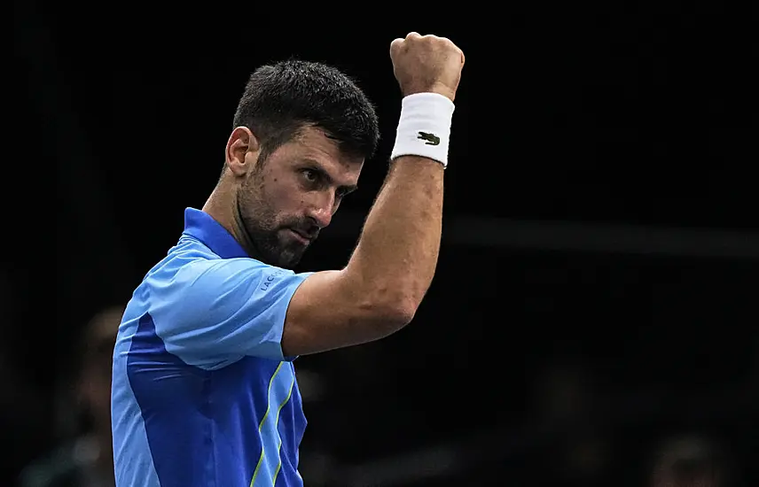 Novak Djokovic Battles Past Andrey Rublev To Reach Paris Masters Final