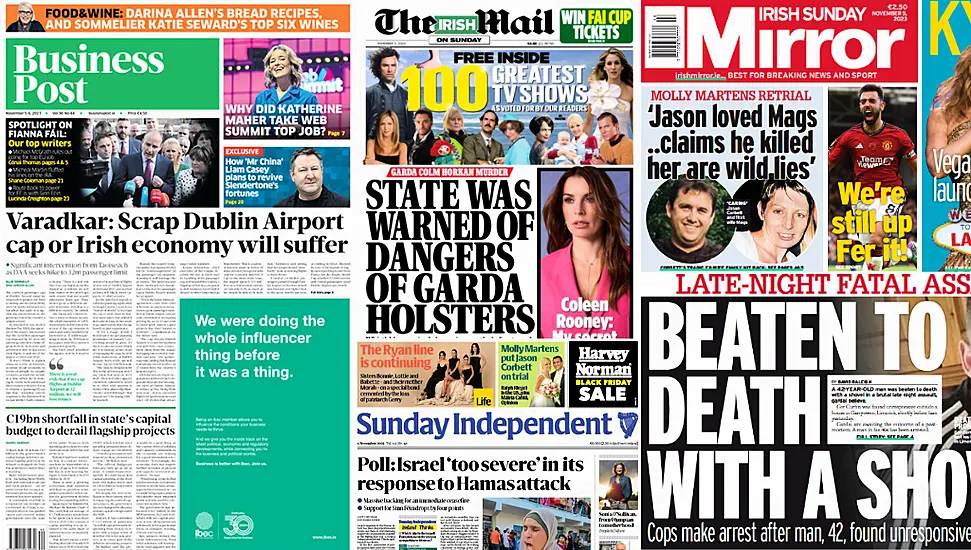 What The Papers Say: Sunday's Front Pages